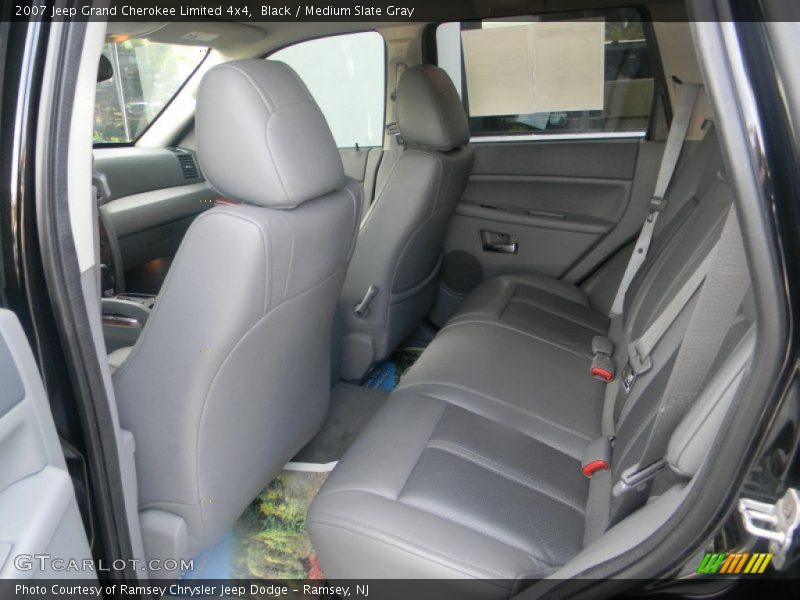 Black / Medium Slate Gray 2007 Jeep Grand Cherokee Limited 4x4