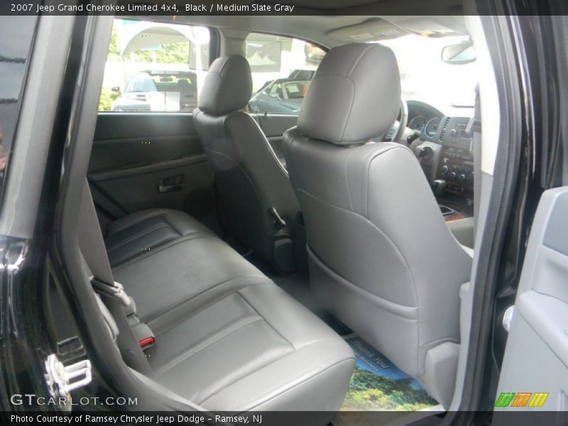 Black / Medium Slate Gray 2007 Jeep Grand Cherokee Limited 4x4