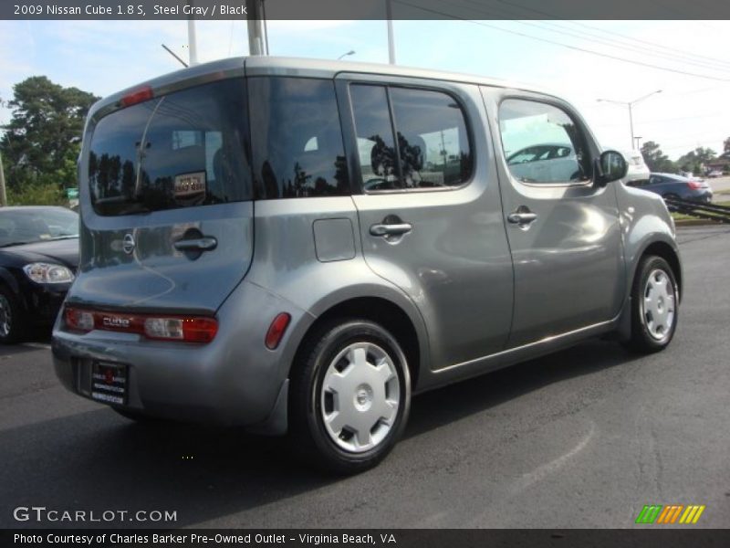Steel Gray / Black 2009 Nissan Cube 1.8 S
