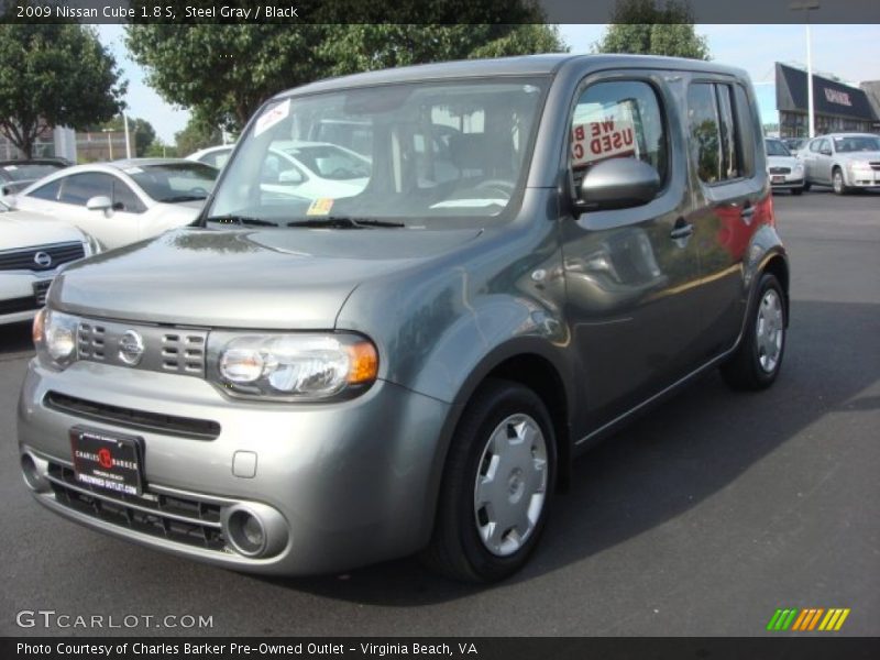 Steel Gray / Black 2009 Nissan Cube 1.8 S