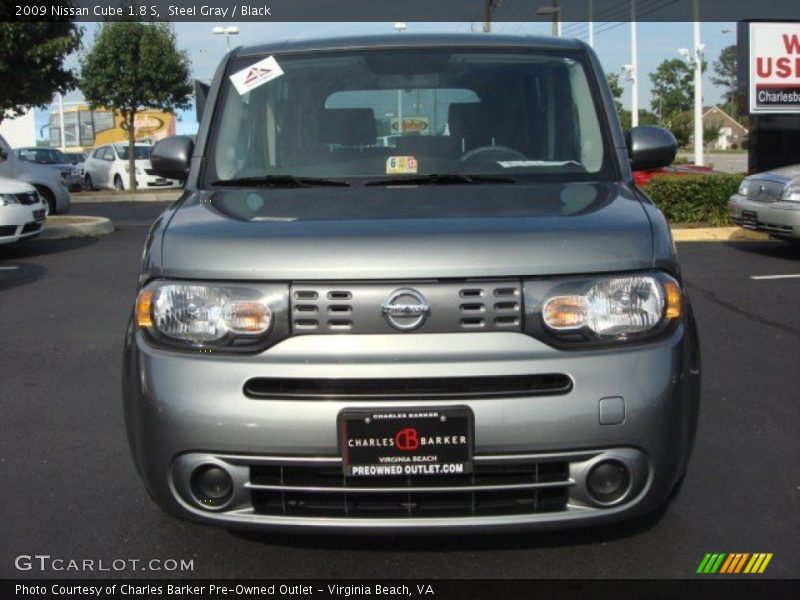 Steel Gray / Black 2009 Nissan Cube 1.8 S