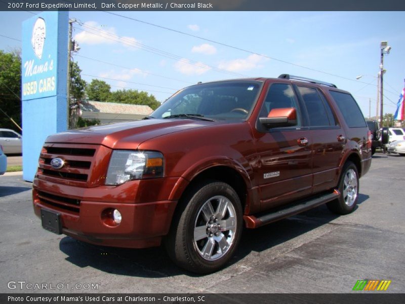Dark Copper Metallic / Charcoal Black 2007 Ford Expedition Limited