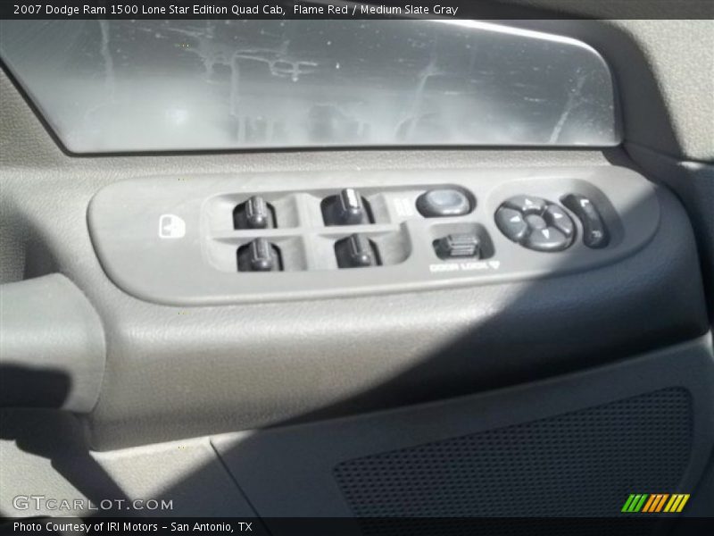 Flame Red / Medium Slate Gray 2007 Dodge Ram 1500 Lone Star Edition Quad Cab