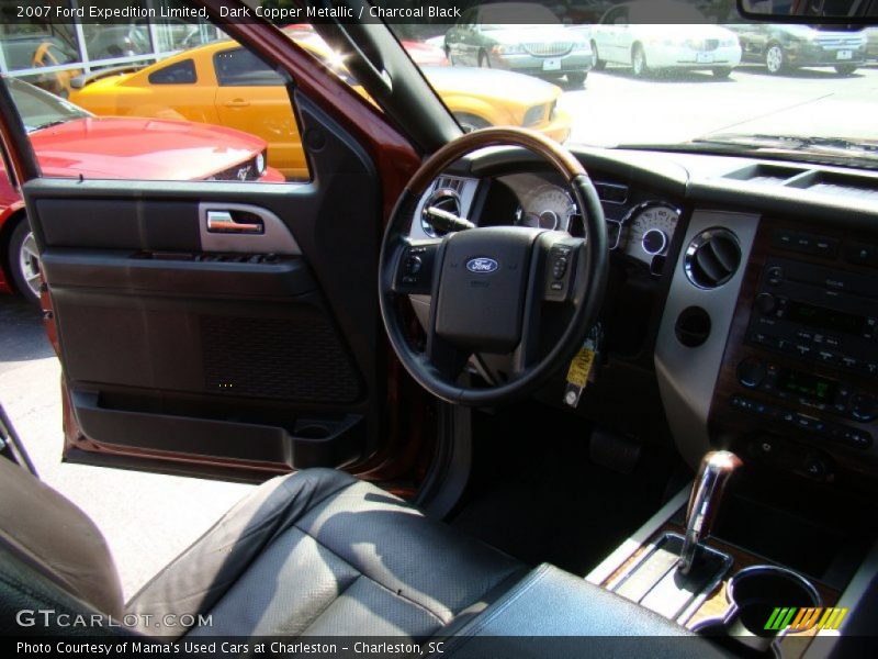 Dark Copper Metallic / Charcoal Black 2007 Ford Expedition Limited