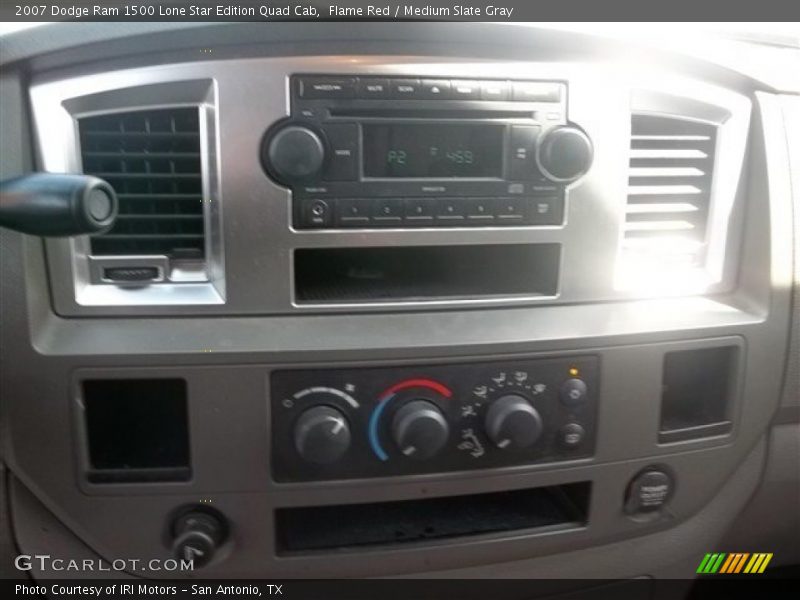 Flame Red / Medium Slate Gray 2007 Dodge Ram 1500 Lone Star Edition Quad Cab