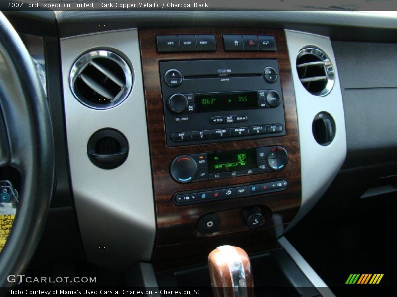 Dark Copper Metallic / Charcoal Black 2007 Ford Expedition Limited
