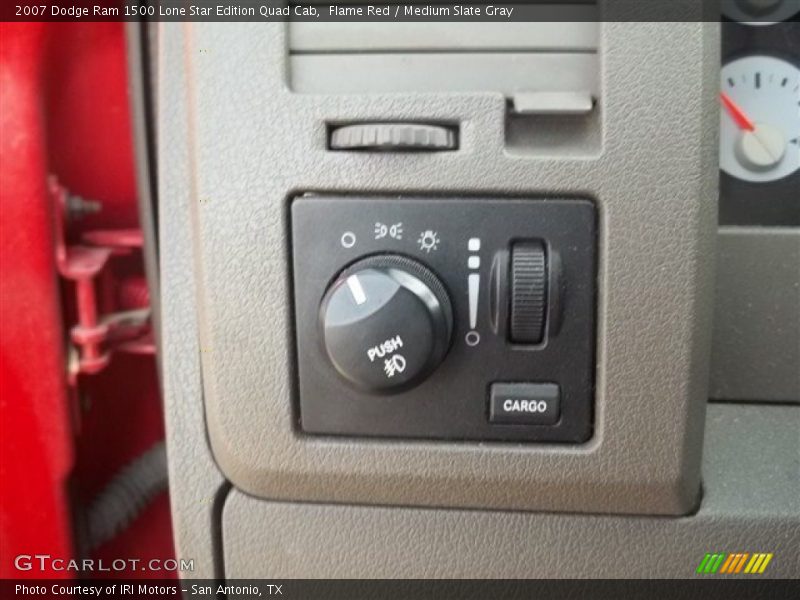 Flame Red / Medium Slate Gray 2007 Dodge Ram 1500 Lone Star Edition Quad Cab
