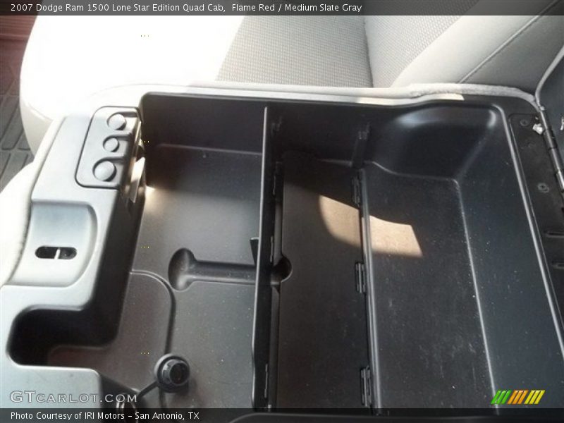 Flame Red / Medium Slate Gray 2007 Dodge Ram 1500 Lone Star Edition Quad Cab