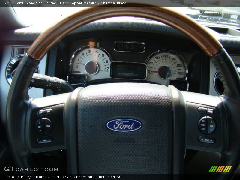 Dark Copper Metallic / Charcoal Black 2007 Ford Expedition Limited