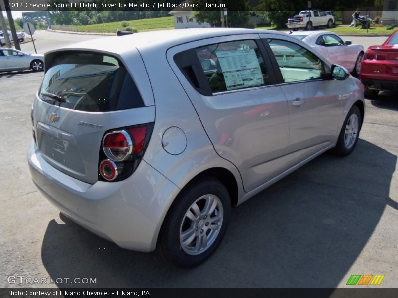 Silver Ice Metallic / Jet Black/Dark Titanium 2012 Chevrolet Sonic LT Hatch