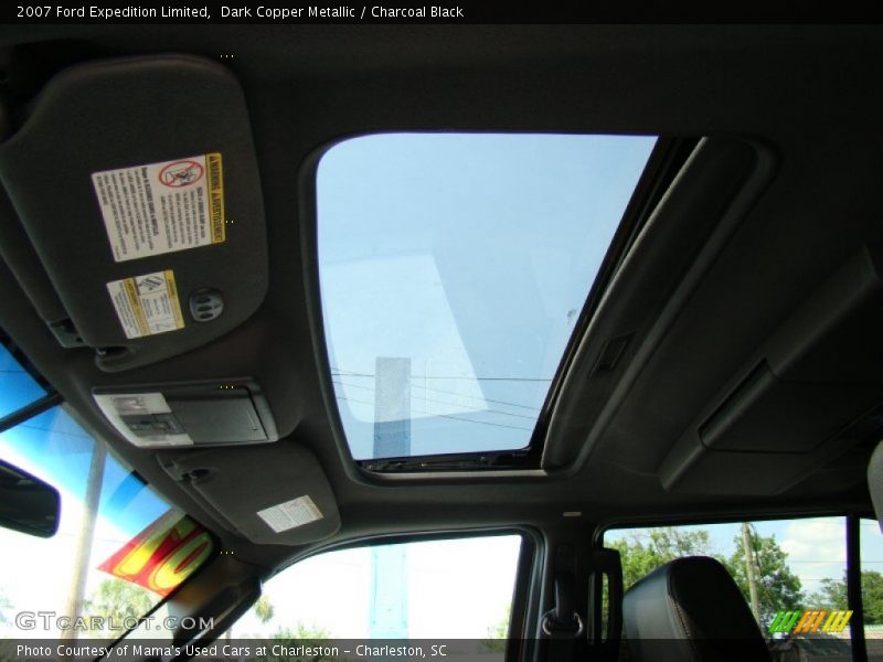 Dark Copper Metallic / Charcoal Black 2007 Ford Expedition Limited