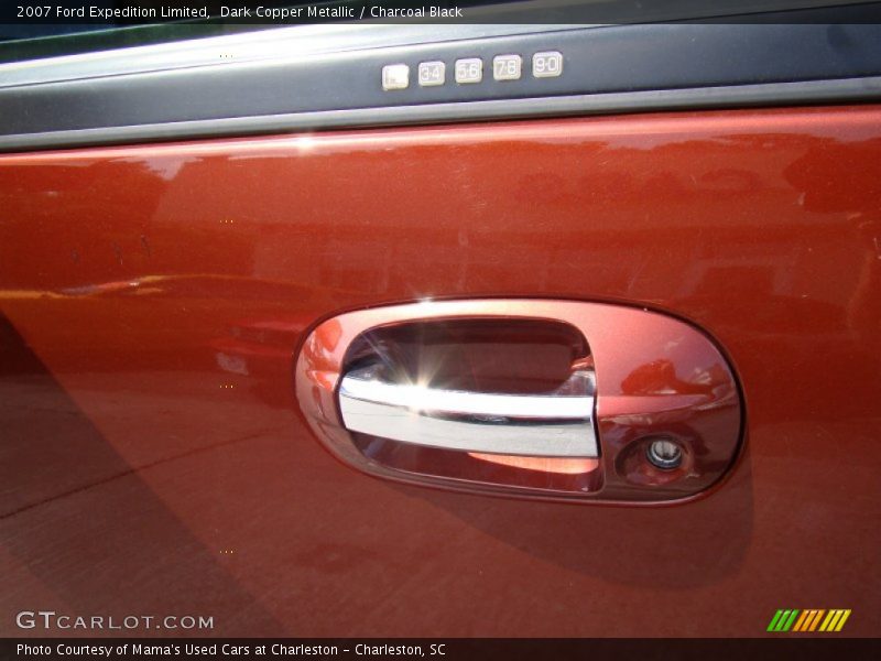 Dark Copper Metallic / Charcoal Black 2007 Ford Expedition Limited