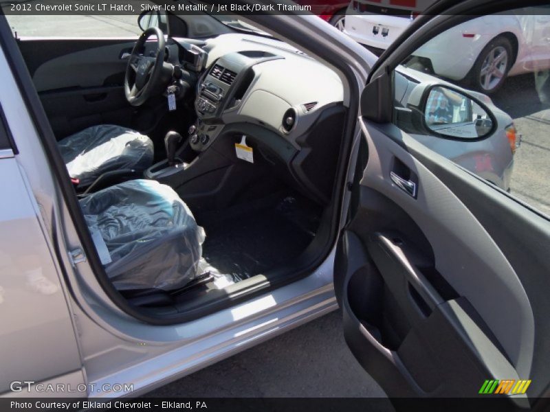 Silver Ice Metallic / Jet Black/Dark Titanium 2012 Chevrolet Sonic LT Hatch