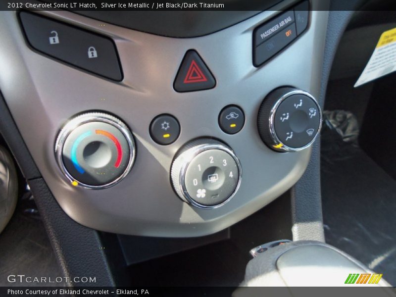 Silver Ice Metallic / Jet Black/Dark Titanium 2012 Chevrolet Sonic LT Hatch