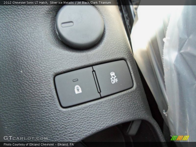 Silver Ice Metallic / Jet Black/Dark Titanium 2012 Chevrolet Sonic LT Hatch