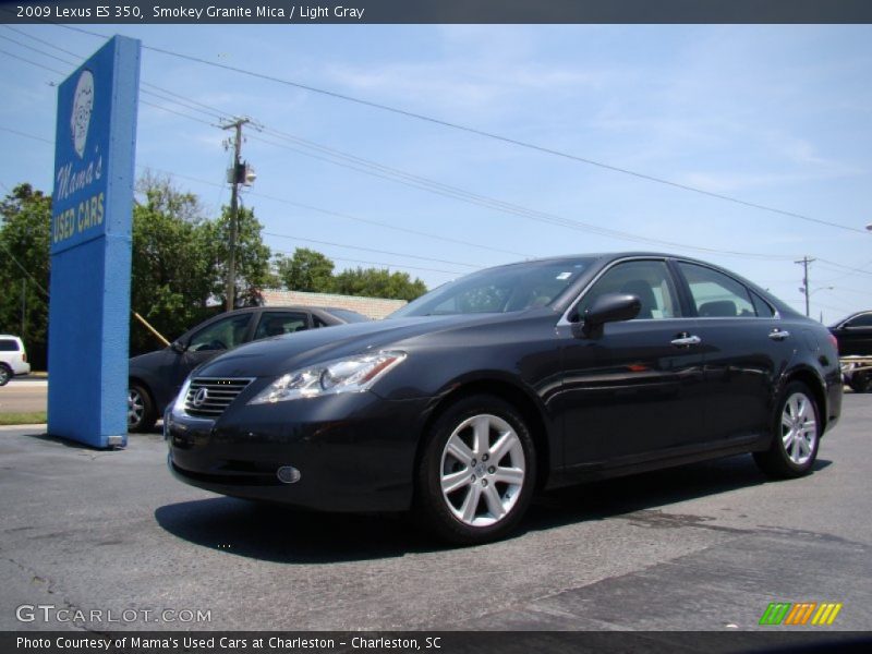 Smokey Granite Mica / Light Gray 2009 Lexus ES 350