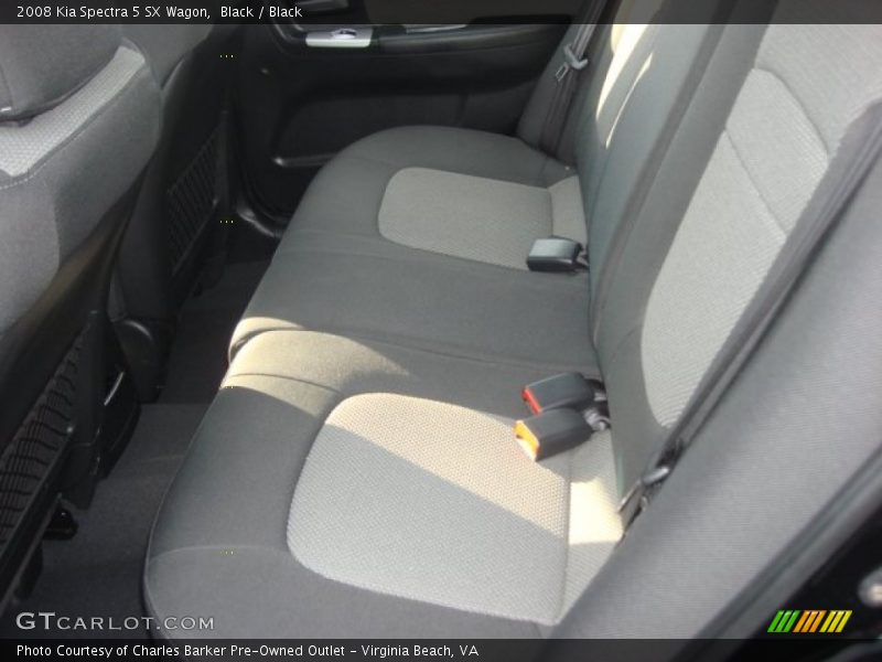 Black / Black 2008 Kia Spectra 5 SX Wagon