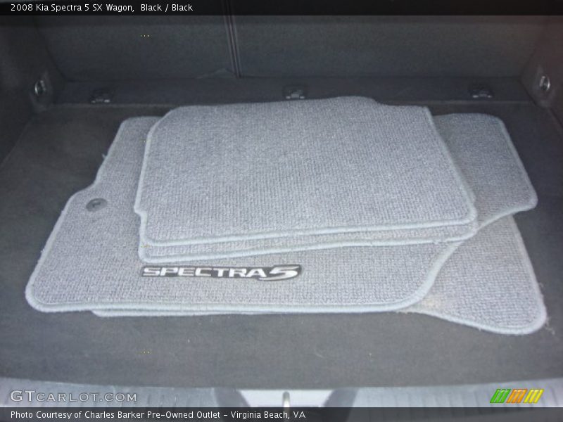 Black / Black 2008 Kia Spectra 5 SX Wagon