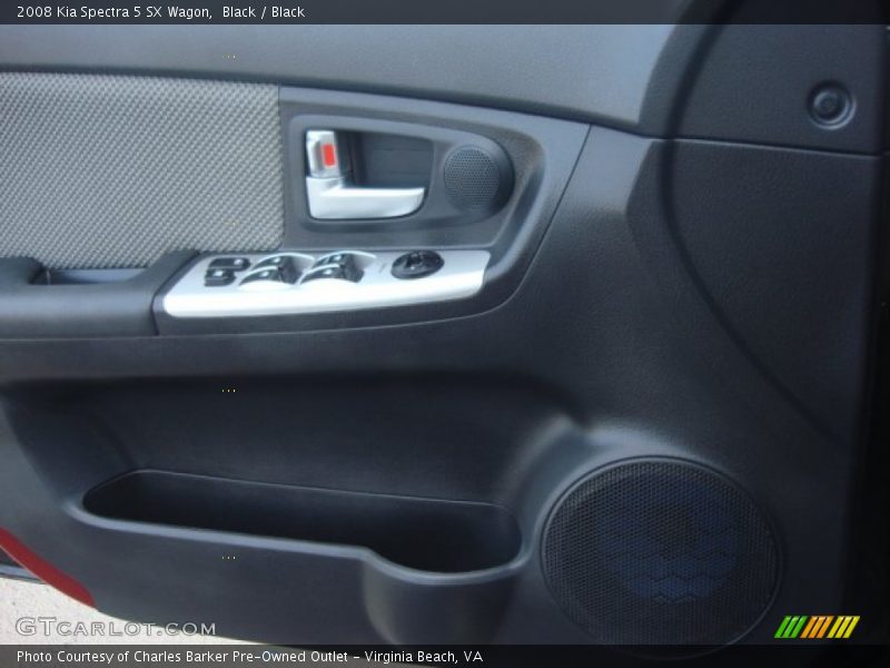 Black / Black 2008 Kia Spectra 5 SX Wagon