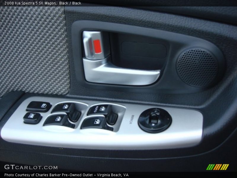 Black / Black 2008 Kia Spectra 5 SX Wagon