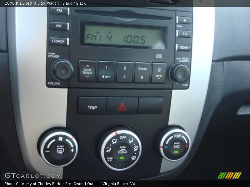 Black / Black 2008 Kia Spectra 5 SX Wagon