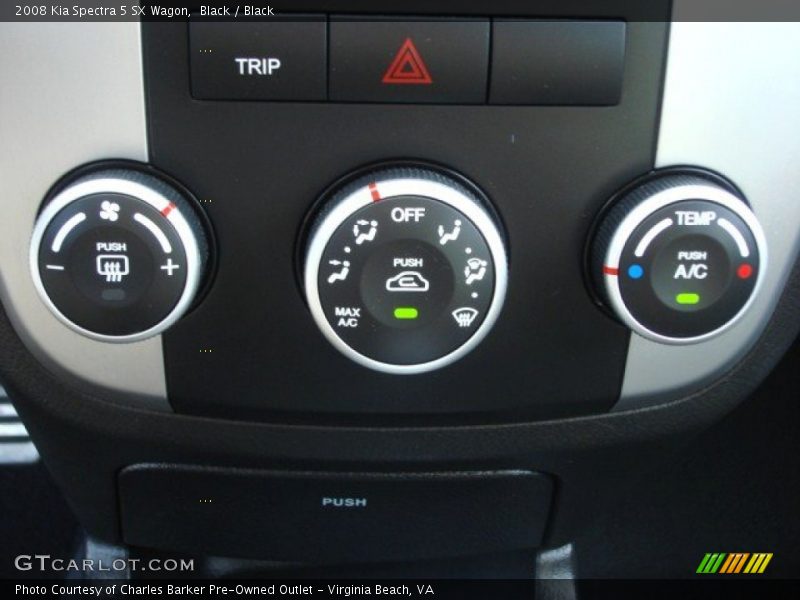 Black / Black 2008 Kia Spectra 5 SX Wagon