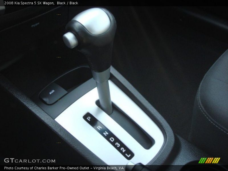 Black / Black 2008 Kia Spectra 5 SX Wagon