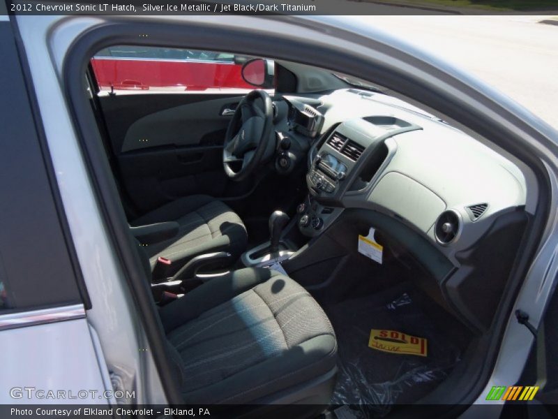 Silver Ice Metallic / Jet Black/Dark Titanium 2012 Chevrolet Sonic LT Hatch