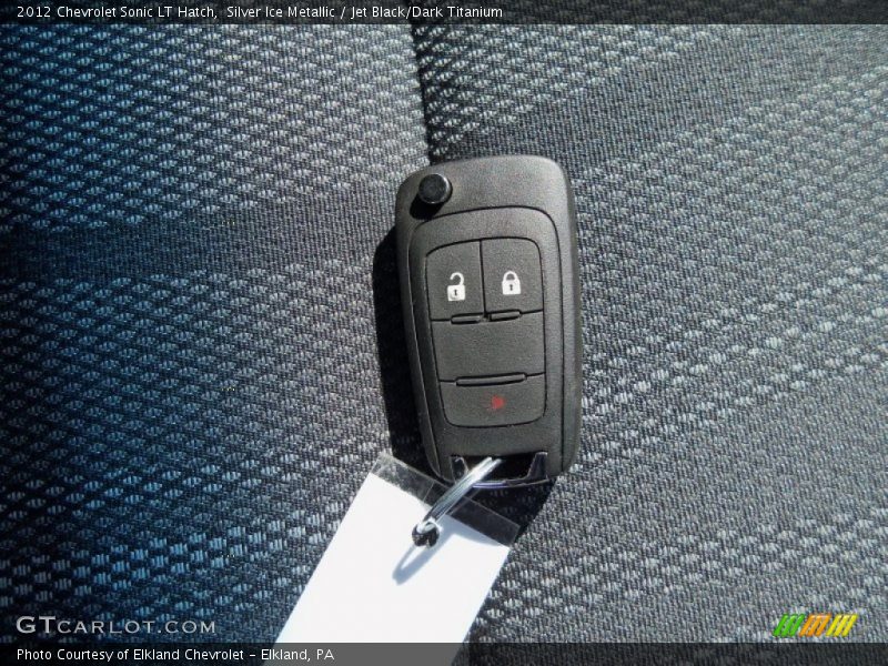 Silver Ice Metallic / Jet Black/Dark Titanium 2012 Chevrolet Sonic LT Hatch