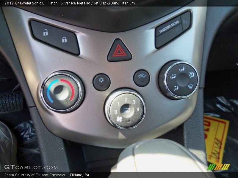 Silver Ice Metallic / Jet Black/Dark Titanium 2012 Chevrolet Sonic LT Hatch