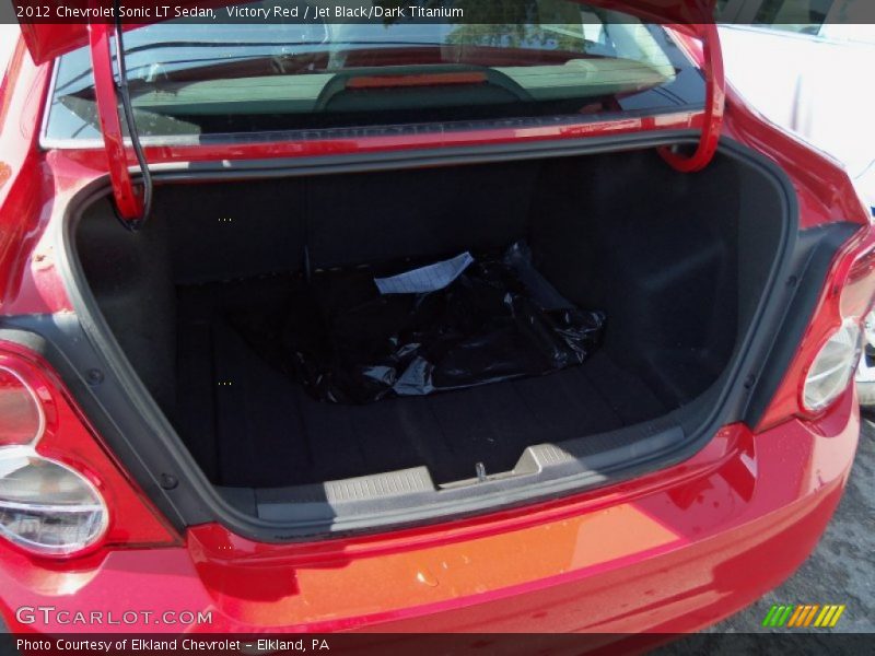 Victory Red / Jet Black/Dark Titanium 2012 Chevrolet Sonic LT Sedan