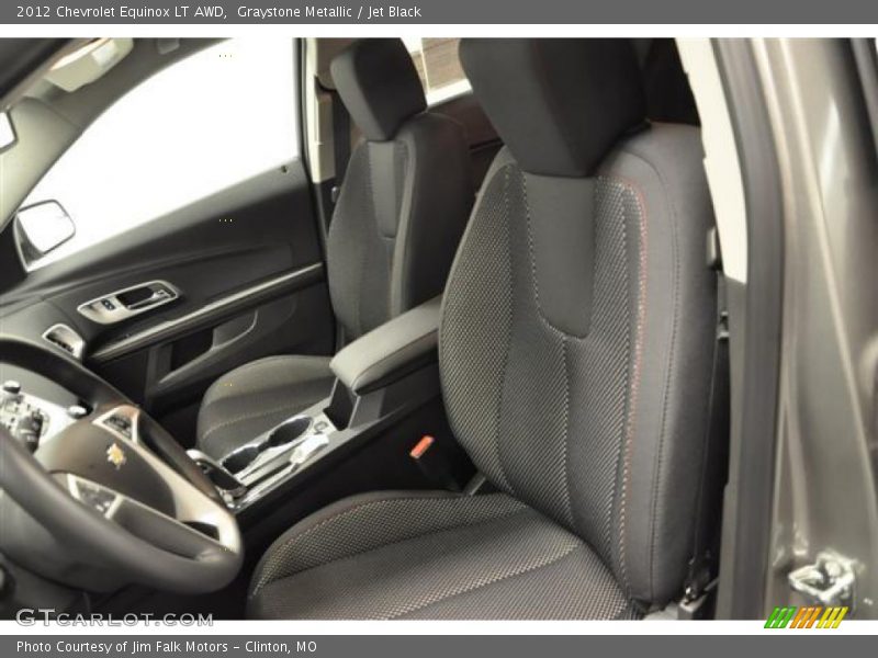 Graystone Metallic / Jet Black 2012 Chevrolet Equinox LT AWD