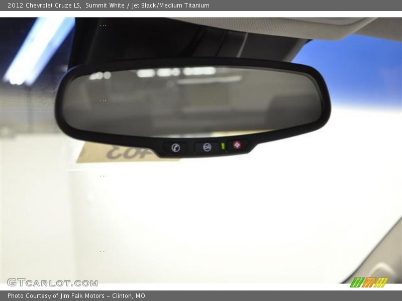 Summit White / Jet Black/Medium Titanium 2012 Chevrolet Cruze LS