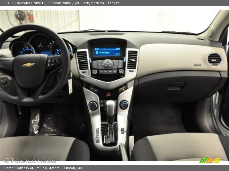 Summit White / Jet Black/Medium Titanium 2012 Chevrolet Cruze LS