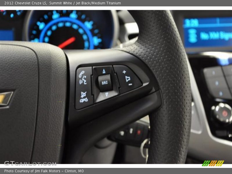 Summit White / Jet Black/Medium Titanium 2012 Chevrolet Cruze LS