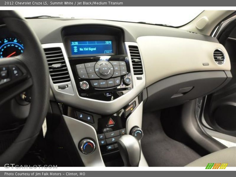 Summit White / Jet Black/Medium Titanium 2012 Chevrolet Cruze LS