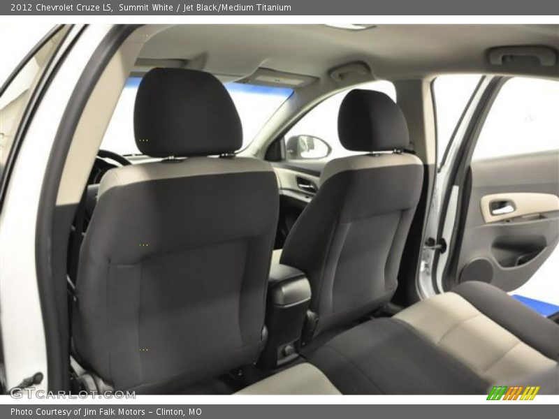 Summit White / Jet Black/Medium Titanium 2012 Chevrolet Cruze LS