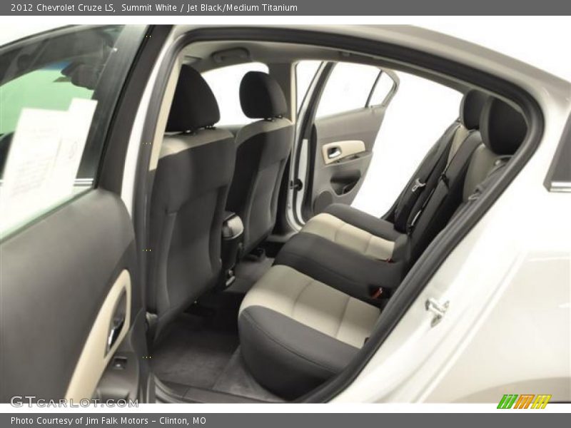 Summit White / Jet Black/Medium Titanium 2012 Chevrolet Cruze LS