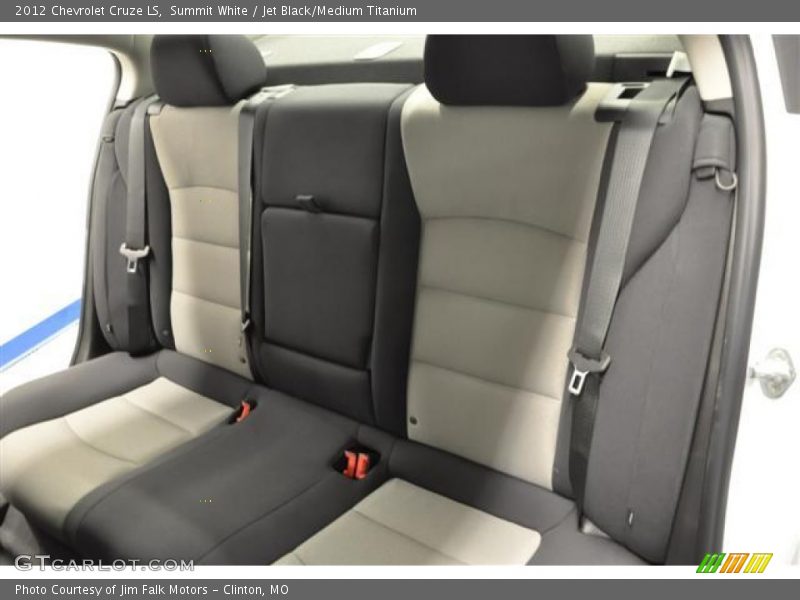 Summit White / Jet Black/Medium Titanium 2012 Chevrolet Cruze LS