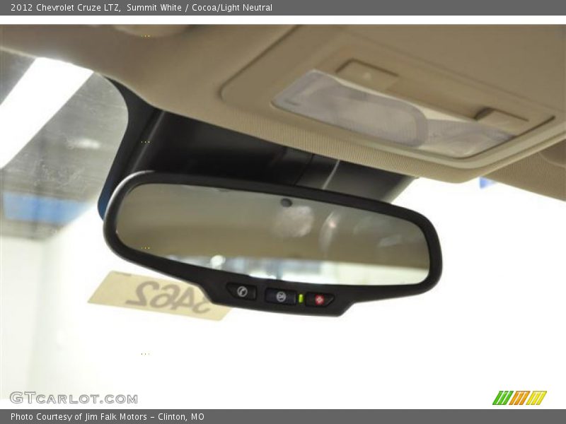 Summit White / Cocoa/Light Neutral 2012 Chevrolet Cruze LTZ