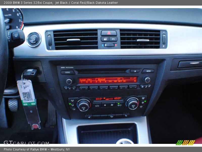 Jet Black / Coral Red/Black Dakota Leather 2009 BMW 3 Series 328xi Coupe