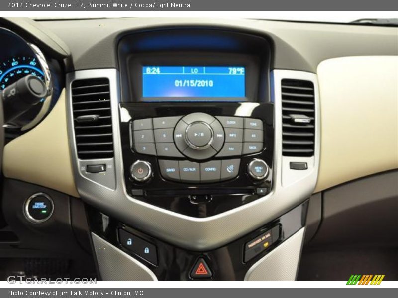 Controls of 2012 Cruze LTZ