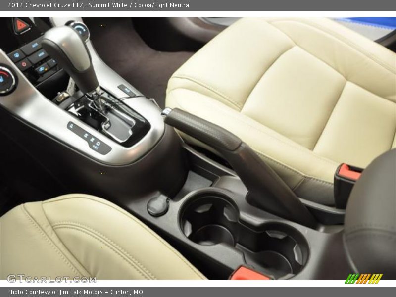 Summit White / Cocoa/Light Neutral 2012 Chevrolet Cruze LTZ
