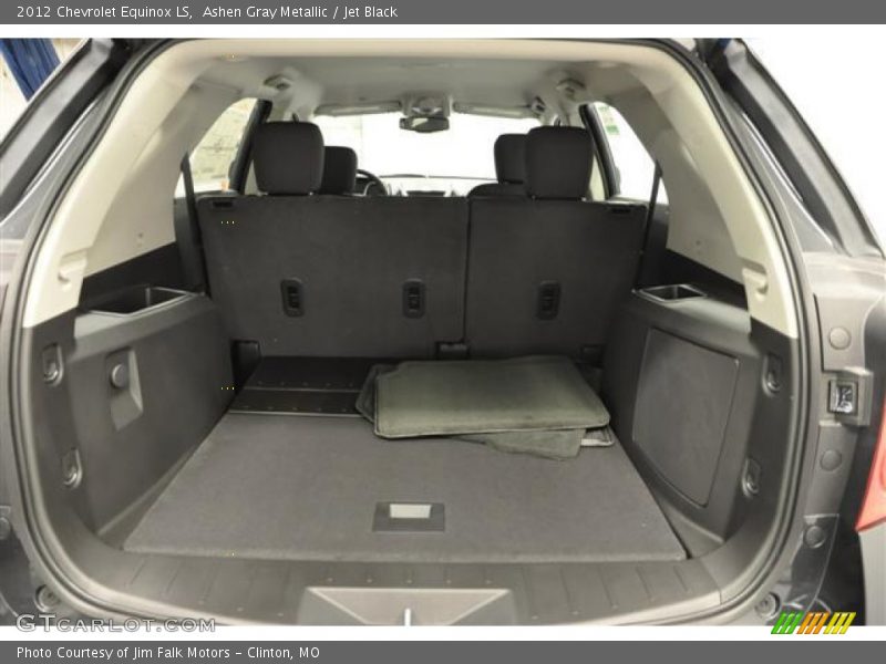 Ashen Gray Metallic / Jet Black 2012 Chevrolet Equinox LS