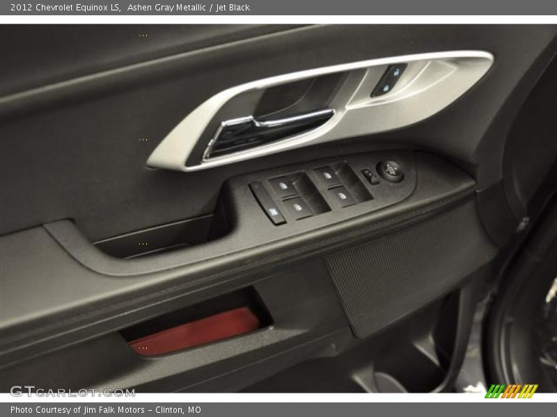 Ashen Gray Metallic / Jet Black 2012 Chevrolet Equinox LS
