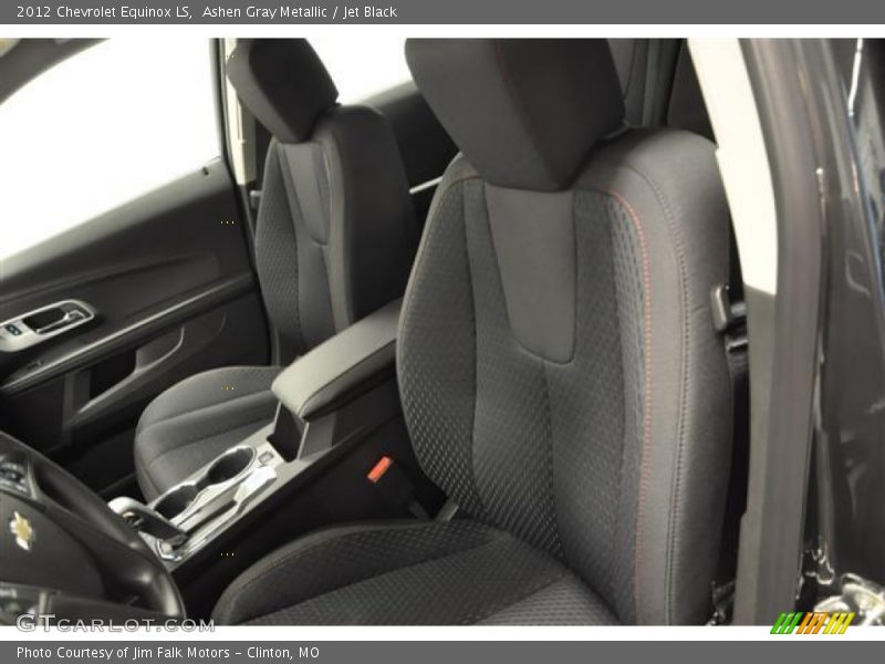 Ashen Gray Metallic / Jet Black 2012 Chevrolet Equinox LS