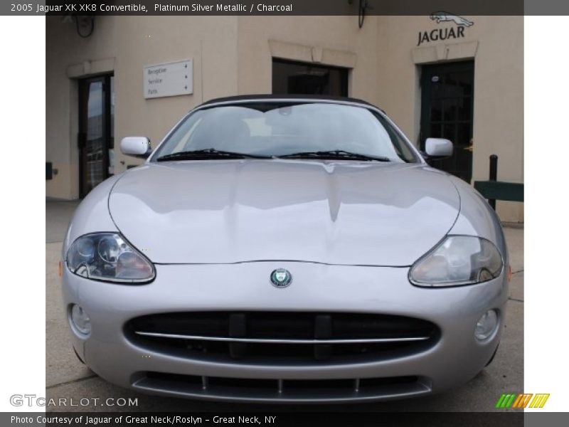Platinum Silver Metallic / Charcoal 2005 Jaguar XK XK8 Convertible