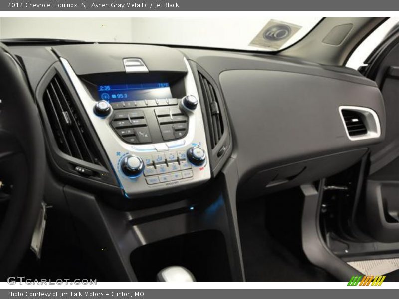 Ashen Gray Metallic / Jet Black 2012 Chevrolet Equinox LS