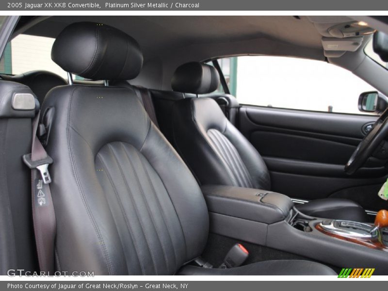 Platinum Silver Metallic / Charcoal 2005 Jaguar XK XK8 Convertible