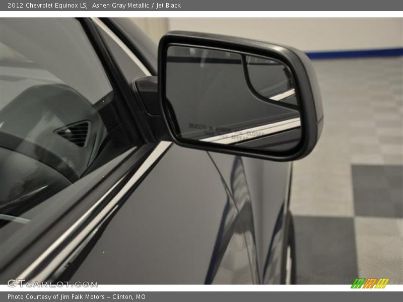Ashen Gray Metallic / Jet Black 2012 Chevrolet Equinox LS